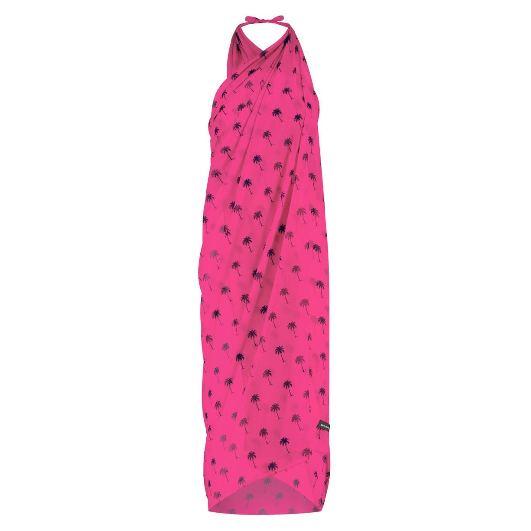 Palm tree, Pink, Ladies shawl