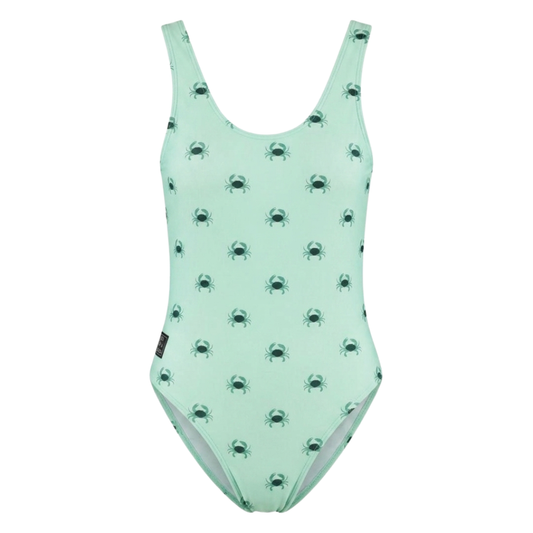 Crab, Green, Women's Swimsuit