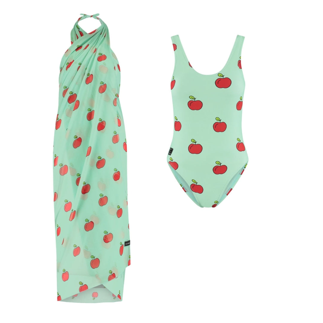 Apple, Women's Swimsuit/wrap