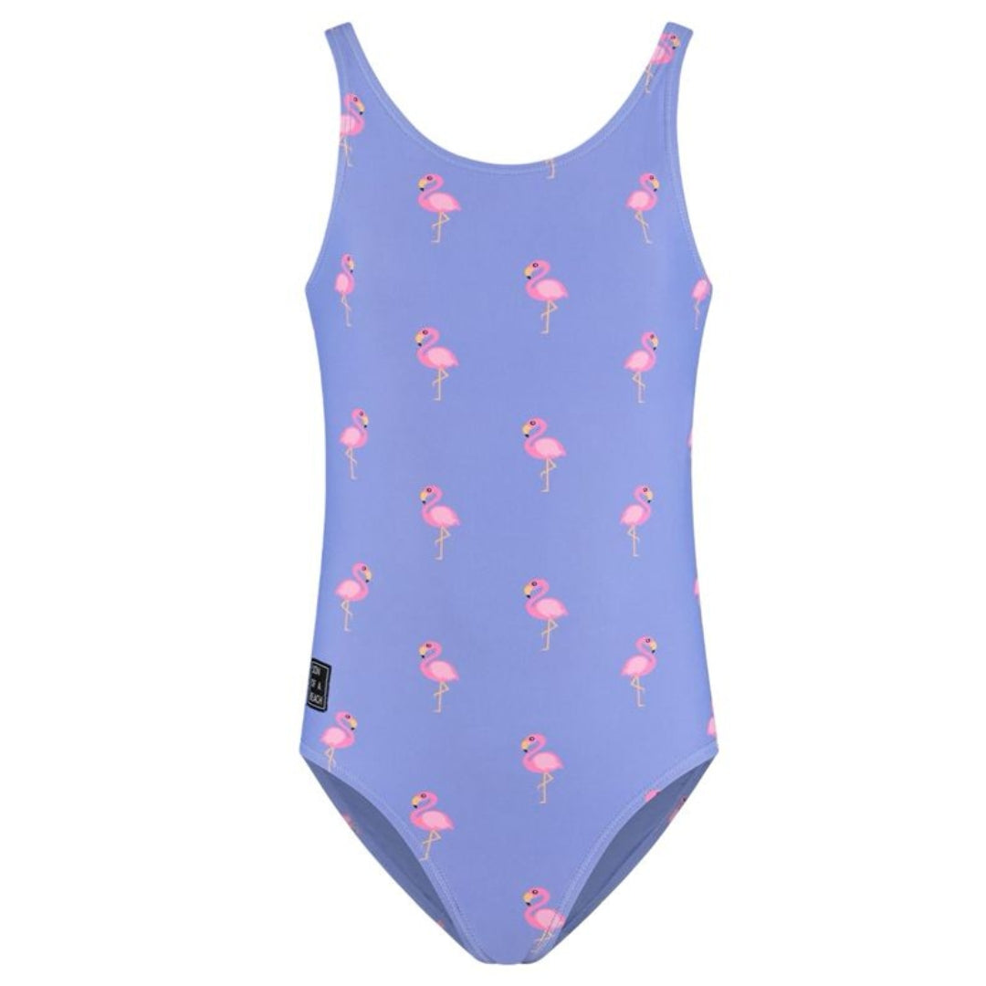 Flamingo, Purple, Mother and daughter bikini/swimsuit