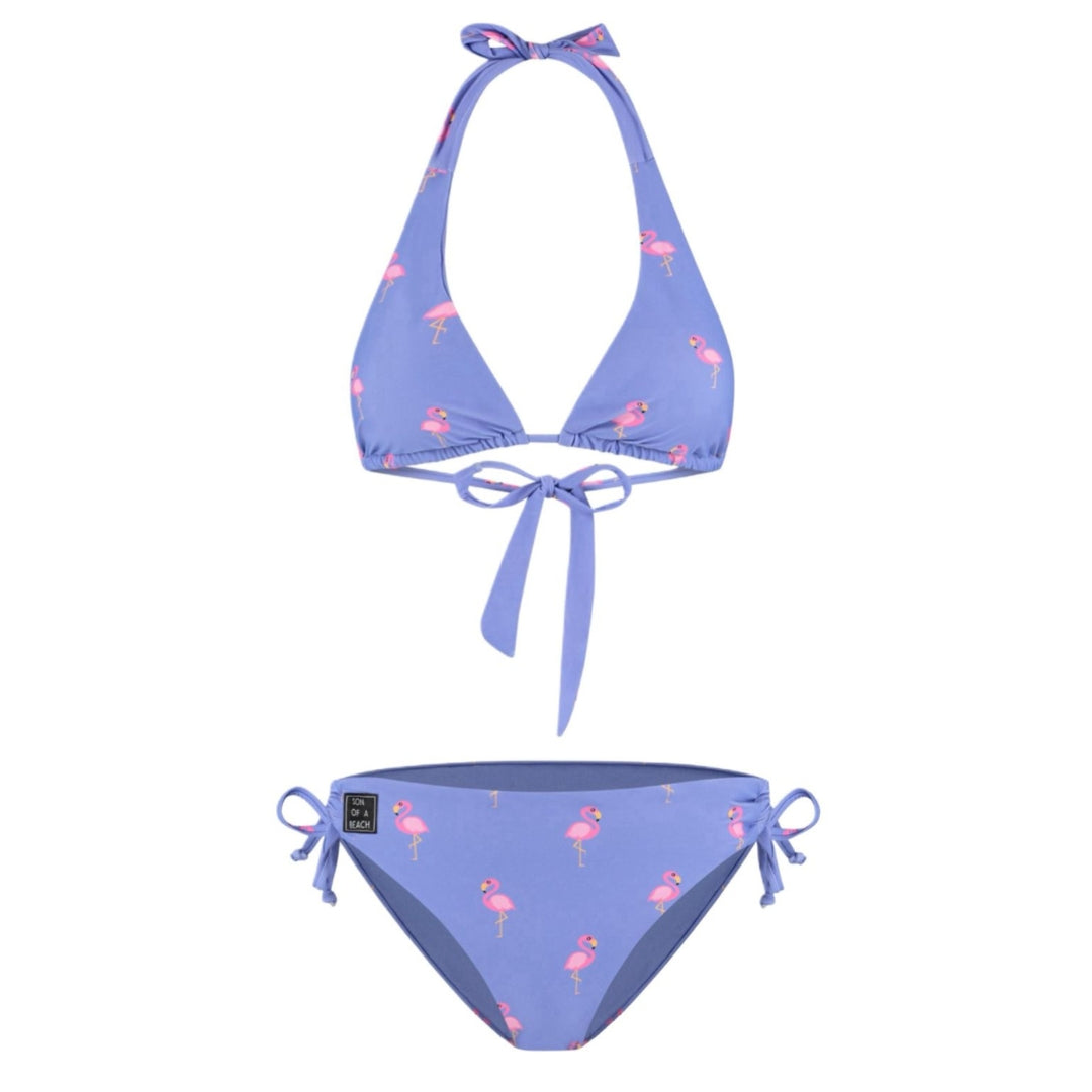 Flamingo, Purple, Mother and daughter bikini/swimsuit