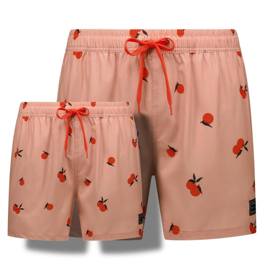 Orange, Orange, Father and son swim shorts