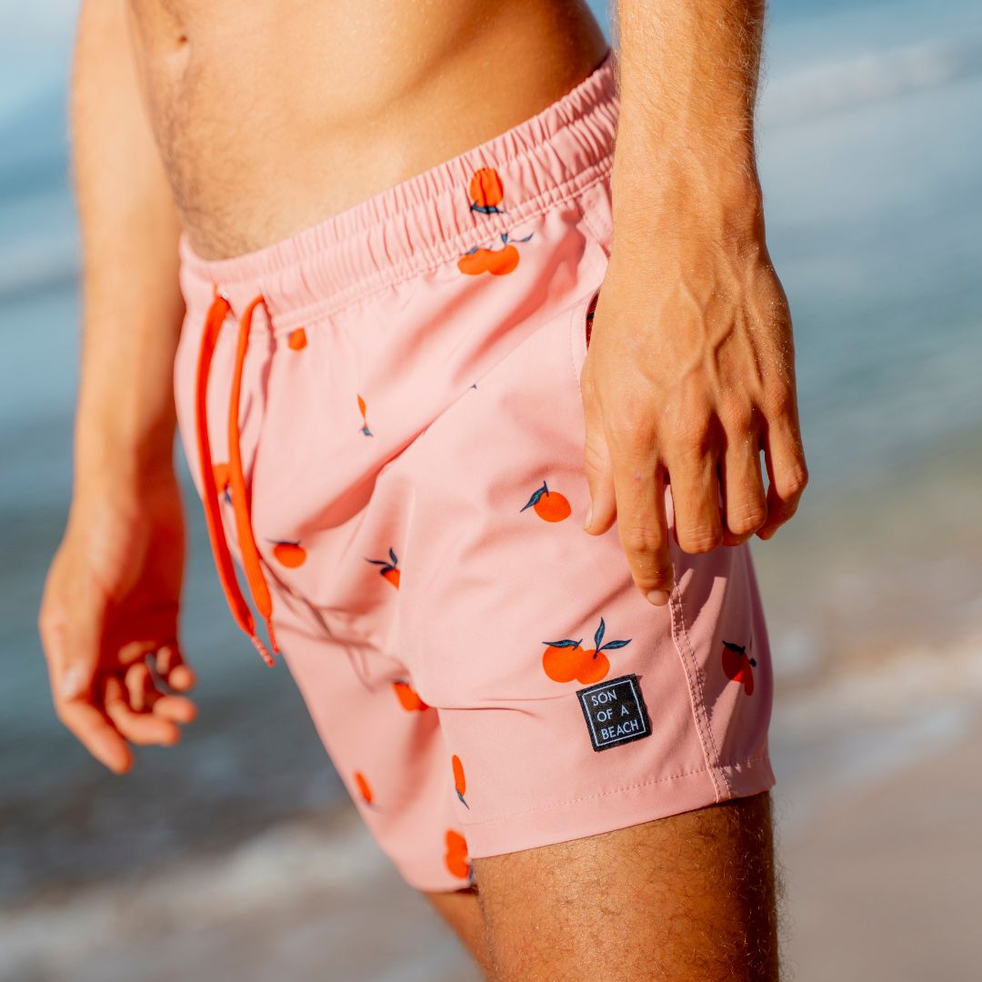 Orange, Orange, Father and son swim shorts