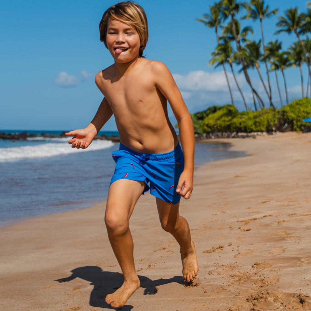 Chili Pepper, Mother and Son Bikini/Swimming Trunks