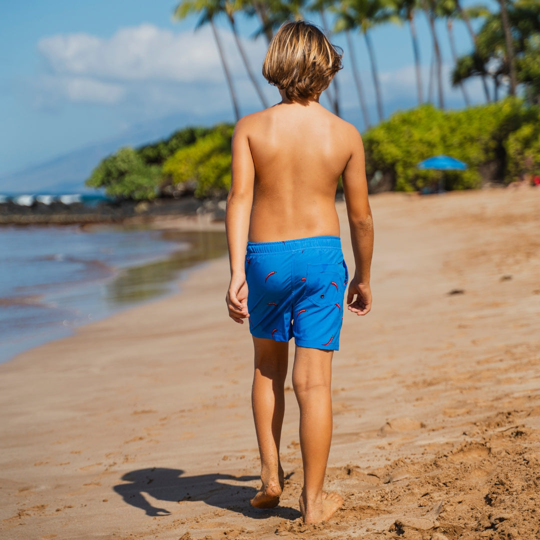 Chili Pepper, Mother and Son Bikini/Swimming Trunks