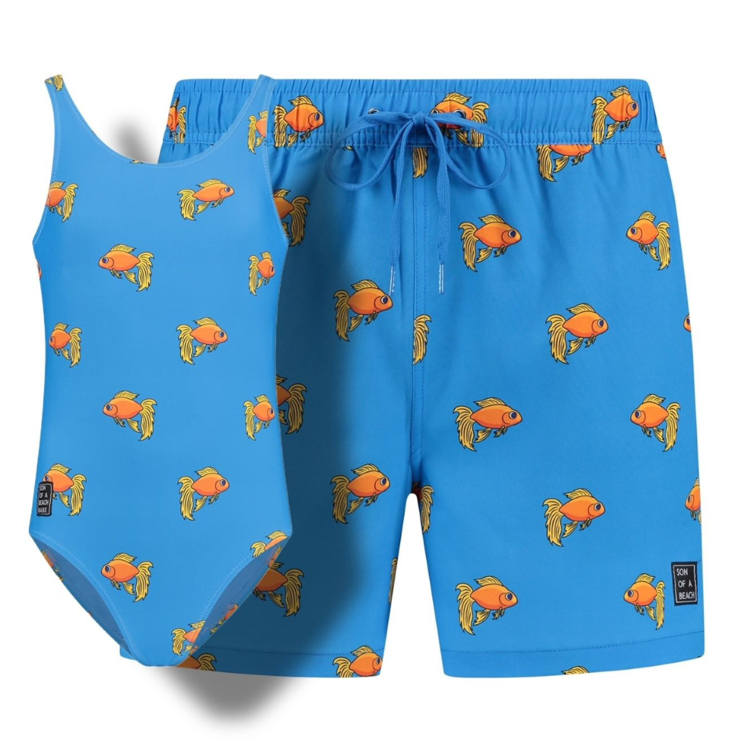 Goldfish, Father and daughter swimwear