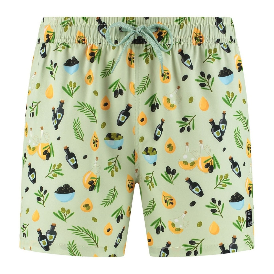 Olive, Boys Swim Shorts