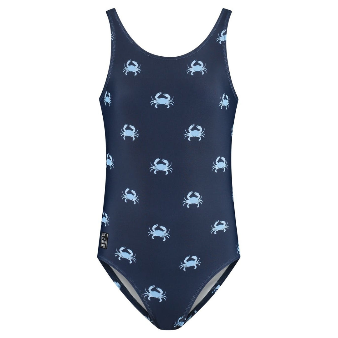 Crab, Blue, Mother and daughter bikini/swimsuit