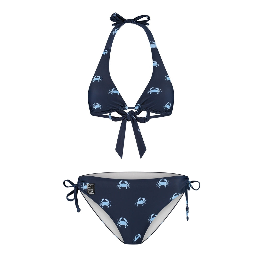 Crab, Blue, Mother and daughter bikini/swimsuit