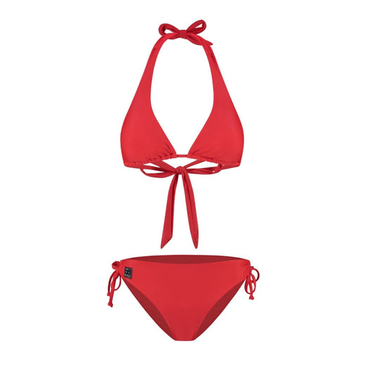 Solid, Red, Women's Bikini