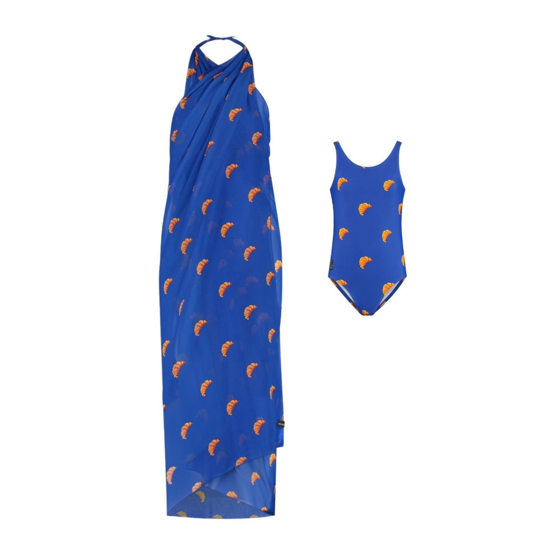 Croissant, Mother and daughter swimwear