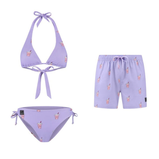 Milkshake, Mother and son bikini/swimming trunks