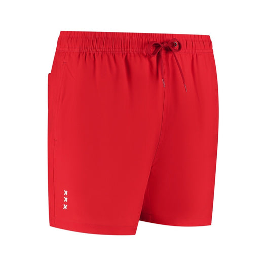 Solid, Red XXX, Boys Swim Shorts