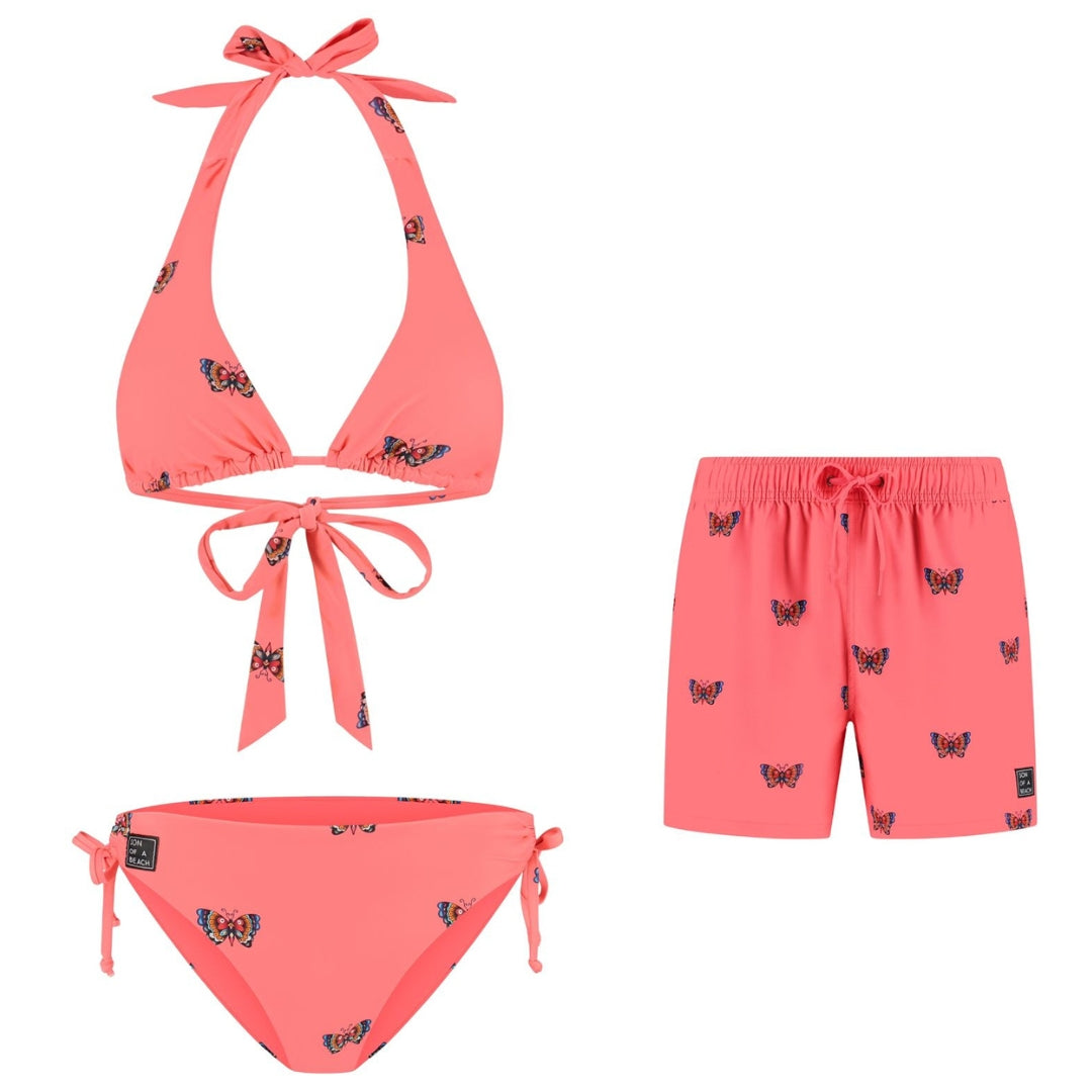 Butterfly, Mother and son bikini/swimming trunks