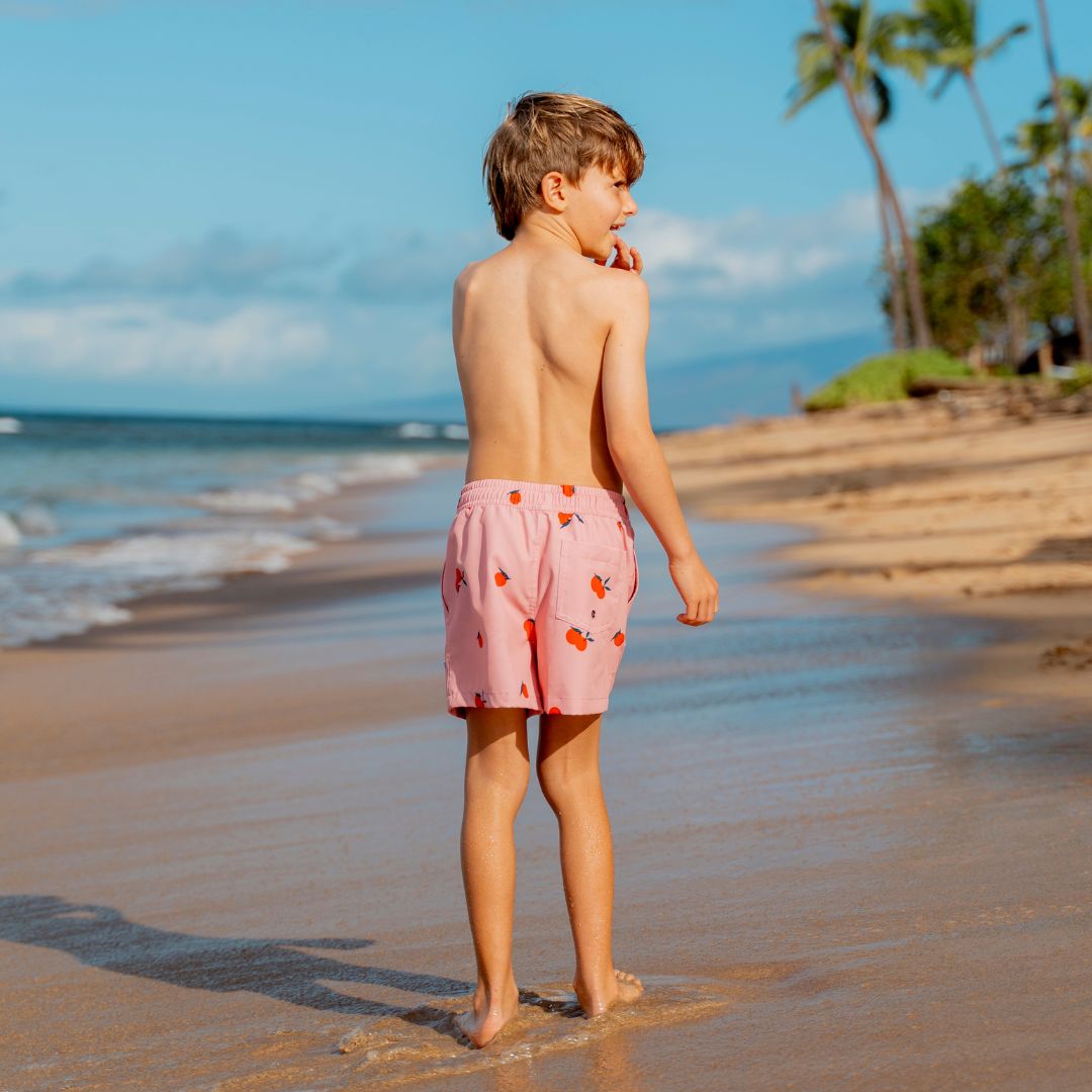 Orange, Orange, Father and son swim shorts