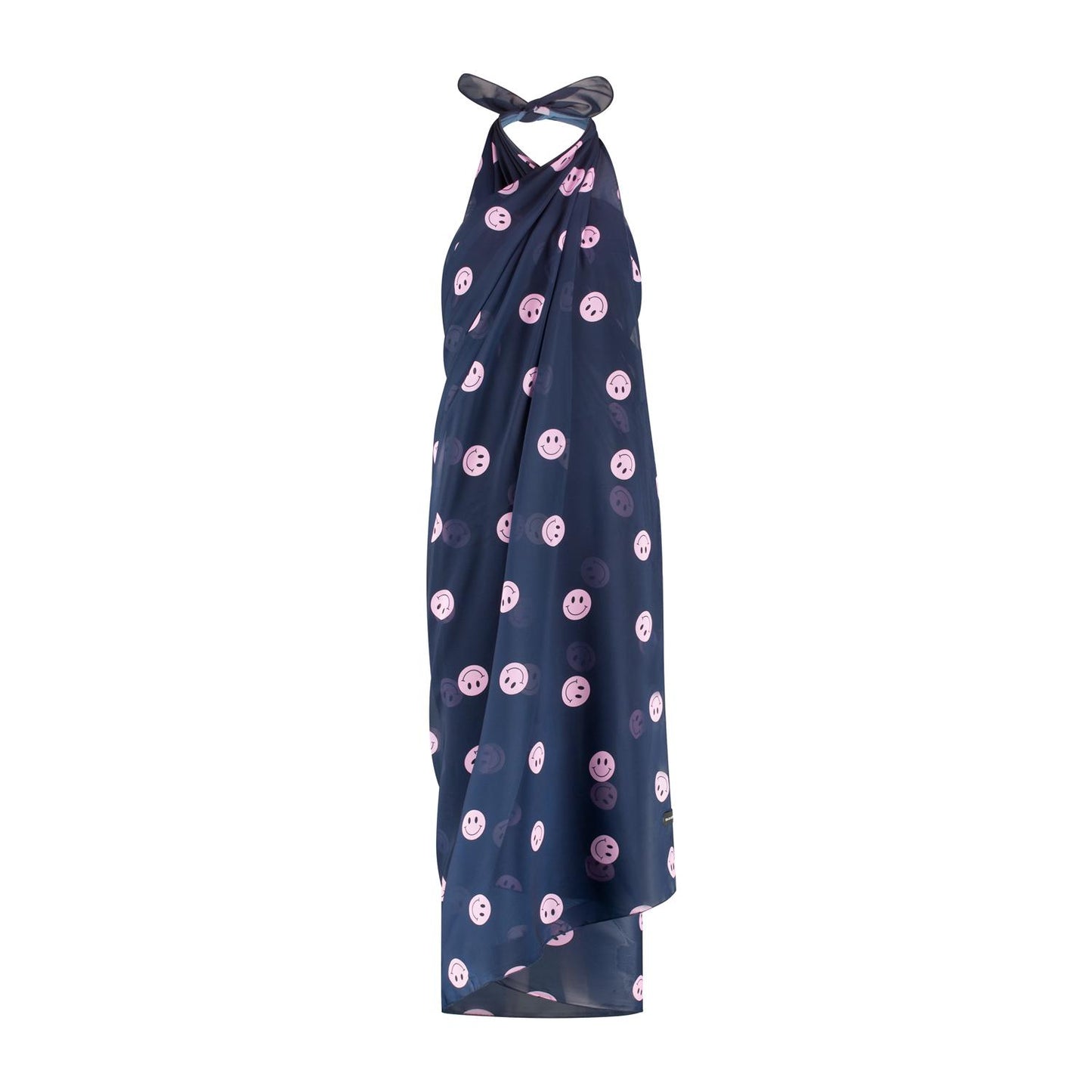 Smiley, blue, Ladies shawl