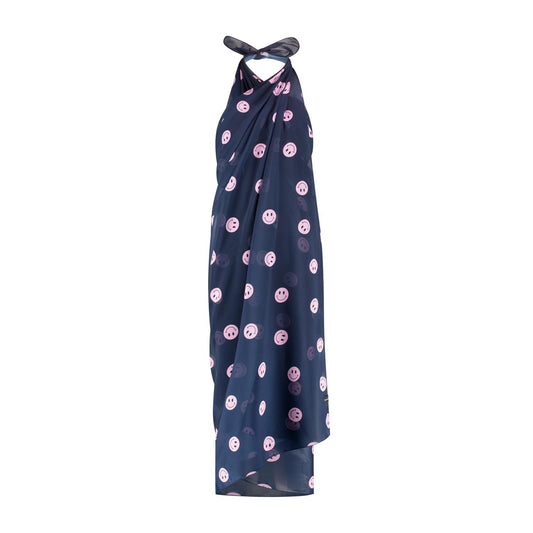 Smiley, blue, Ladies shawl